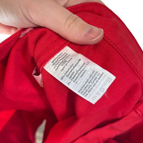 Madewell Women's High Waist Shorts - Red - Picture 8 of 12